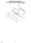 Diagram for 02 - Control Panel Parts