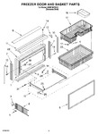 Diagram for 06 - Freezer Door And Basket