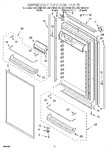 Diagram for 08 - Refrigerator Door