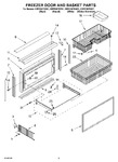 Diagram for 06 - Freezer Door And Basket