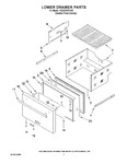 Diagram for 04 - Lower Drawer Parts