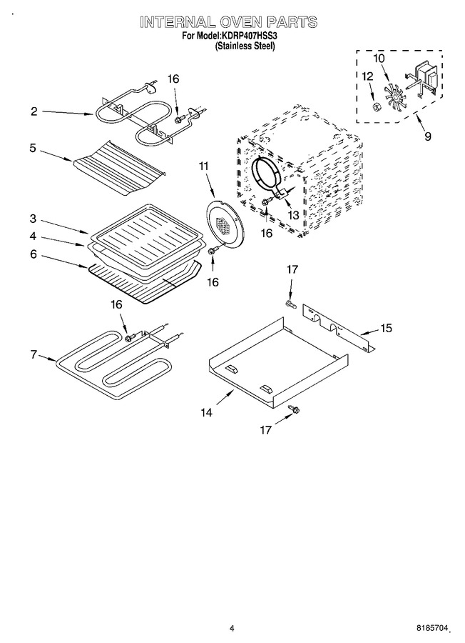 Diagram for KDRP407HSS3