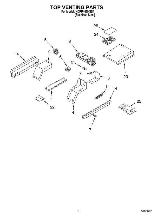 Diagram for KDRP407HSS4