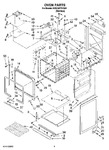 Diagram for 02 - Oven Parts