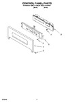 Diagram for 02 - Control Panel Parts