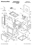 Diagram for 01 - Oven Parts