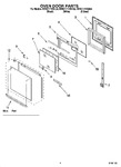 Diagram for 03 - Oven Door Parts