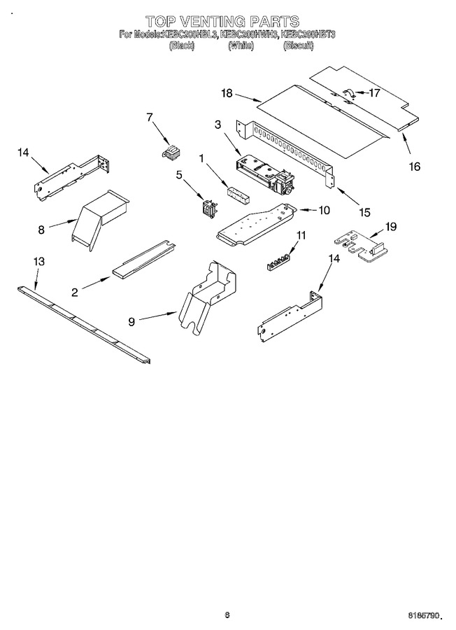 Diagram for KEBC208HWH3