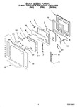 Diagram for 03 - Oven Door Parts