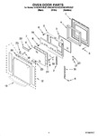 Diagram for 03 - Oven Door Parts