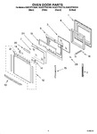 Diagram for 03 - Oven Door Parts