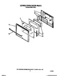 Diagram for 06 - Lower Oven Door