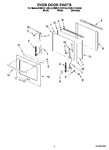 Diagram for 03 - Oven Door Parts