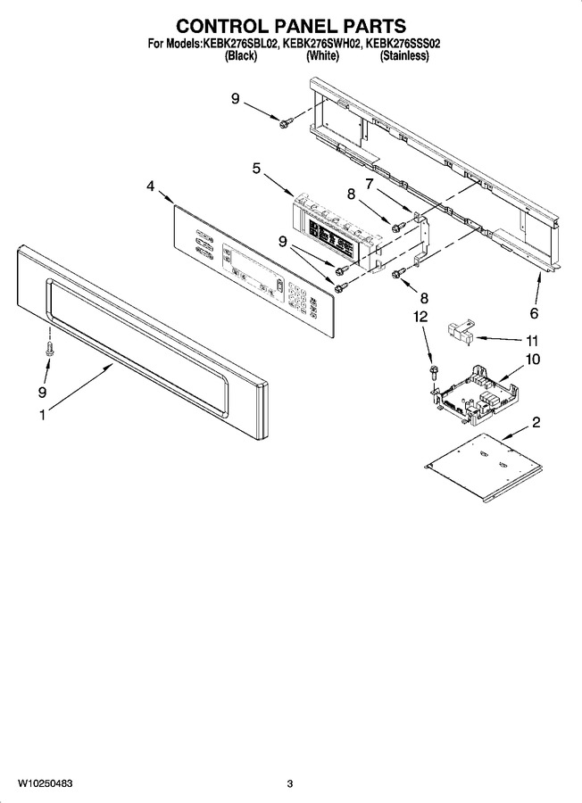 Diagram for KEBK276SWH02