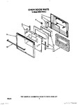 Diagram for 05 - Oven Door, Lit/optional