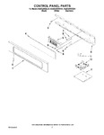 Diagram for 02 - Control Panel Parts