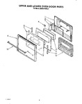 Diagram for 05 - Upper And Lower Oven Door