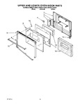 Diagram for 06 - Upper And Lower Oven Door