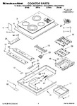 Diagram for 01 - Cooktop Parts, Optional Parts (not Included)