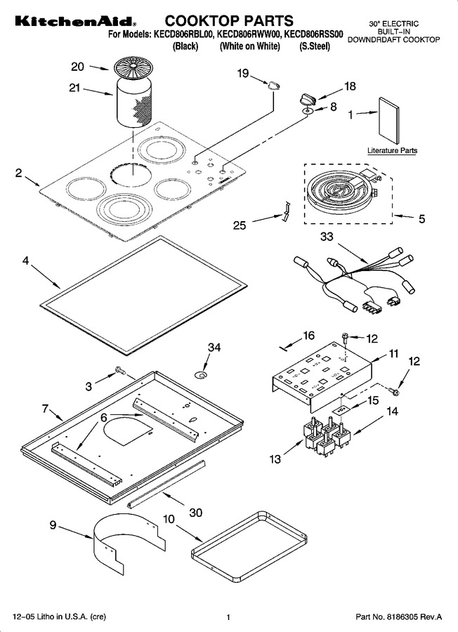 Diagram for KECD806RWW00