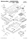 Diagram for 01 - Cooktop Parts, Optional Parts