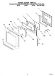 Diagram for 03 - Oven Door Parts