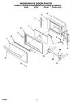 Diagram for 09 - Microwave Door Parts, Optional Parts