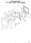 Diagram for 03 - Oven Door Parts