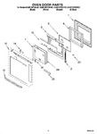 Diagram for 03 - Oven Door Parts