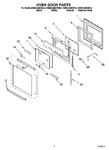 Diagram for 03 - Oven Door Parts