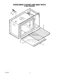 Diagram for 06 - Microwave Cabinet And Shelf
