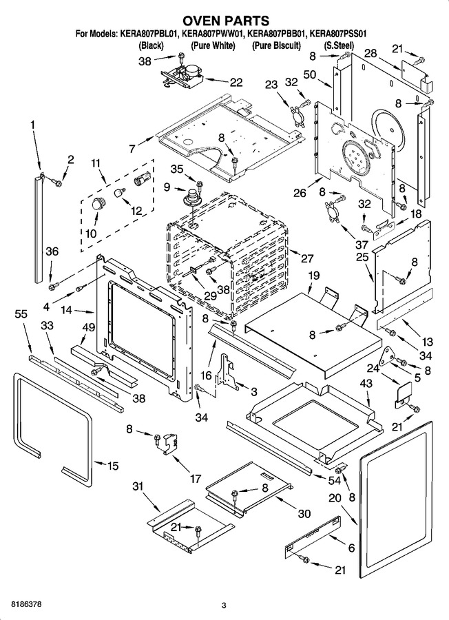 Diagram for KERA807PBL01