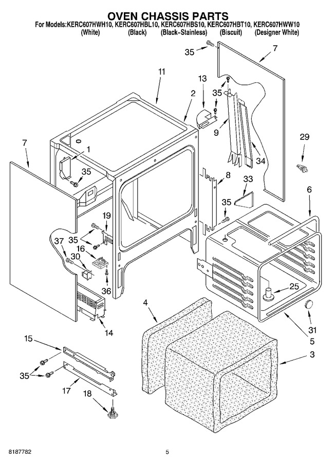 Diagram for KERC607HWW10