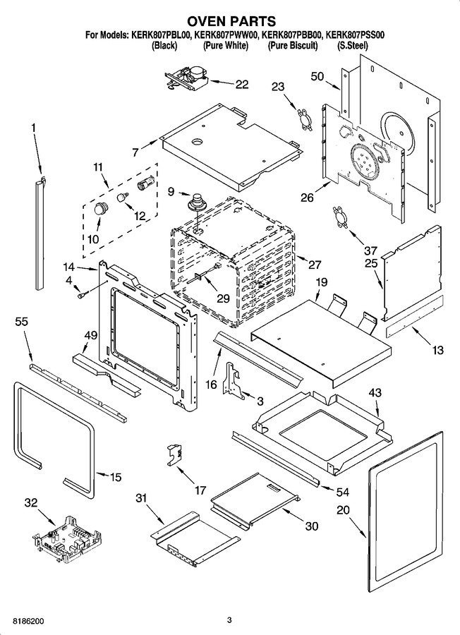 Diagram for KERK807PBL00