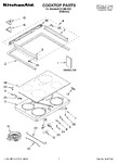 Diagram for 01 - Cooktop Parts