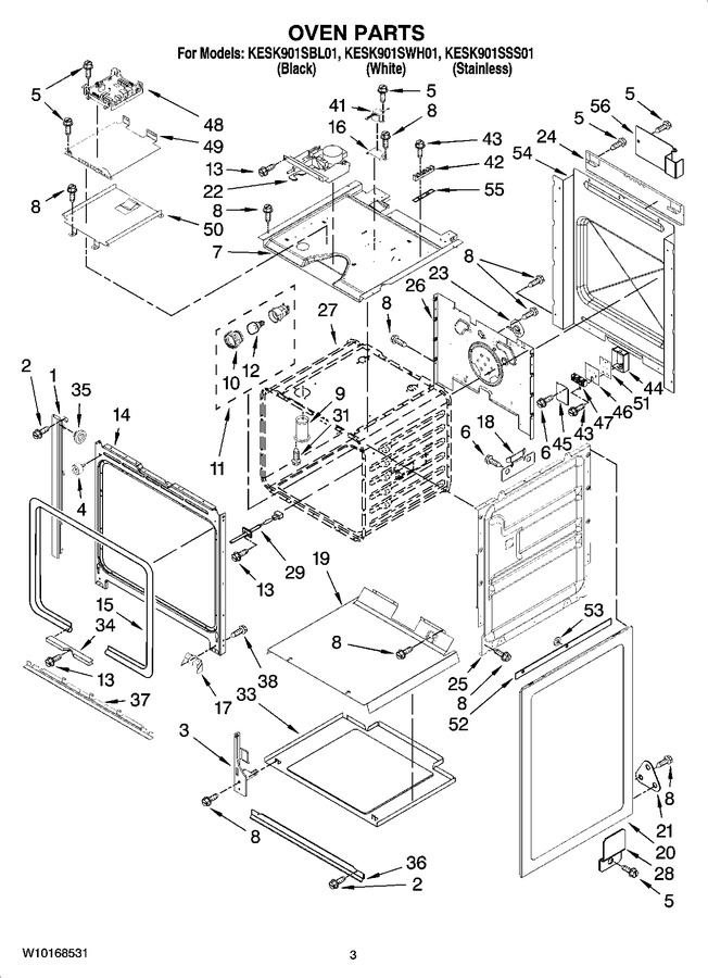 Diagram for KESK901SWH01