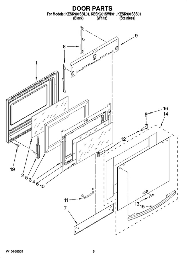 Diagram for KESK901SWH01