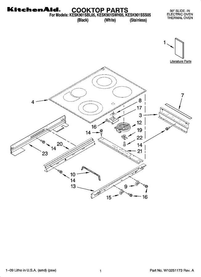 Diagram for KESK901SWH05