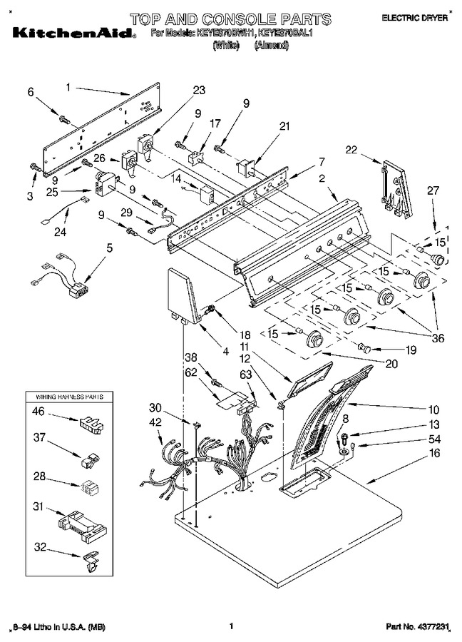 Diagram for KEYE870BAL1