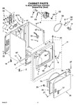 Diagram for 02 - Cabinet Parts