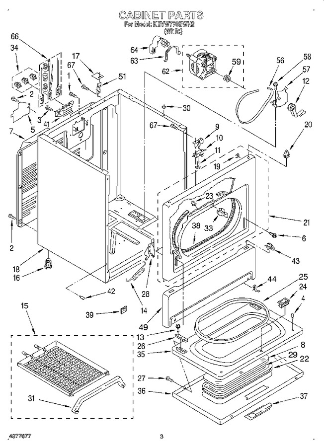 Diagram for KEYW770BWH2