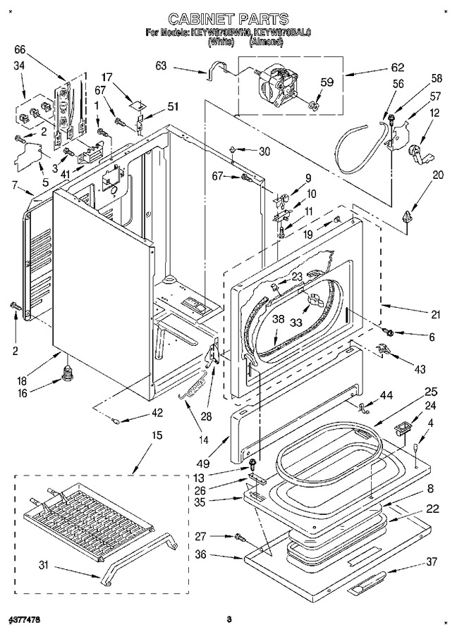 Diagram for KEYW870BWH0