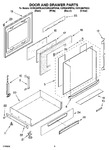 Diagram for 03 - Door And Drawer Parts