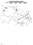 Diagram for 06 - Cooktop Burner Parts