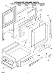 Diagram for 03 - Door And Drawer Parts