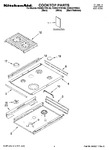 Diagram for 01 - Cooktop Parts