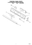 Diagram for 02 - Control Panel Parts