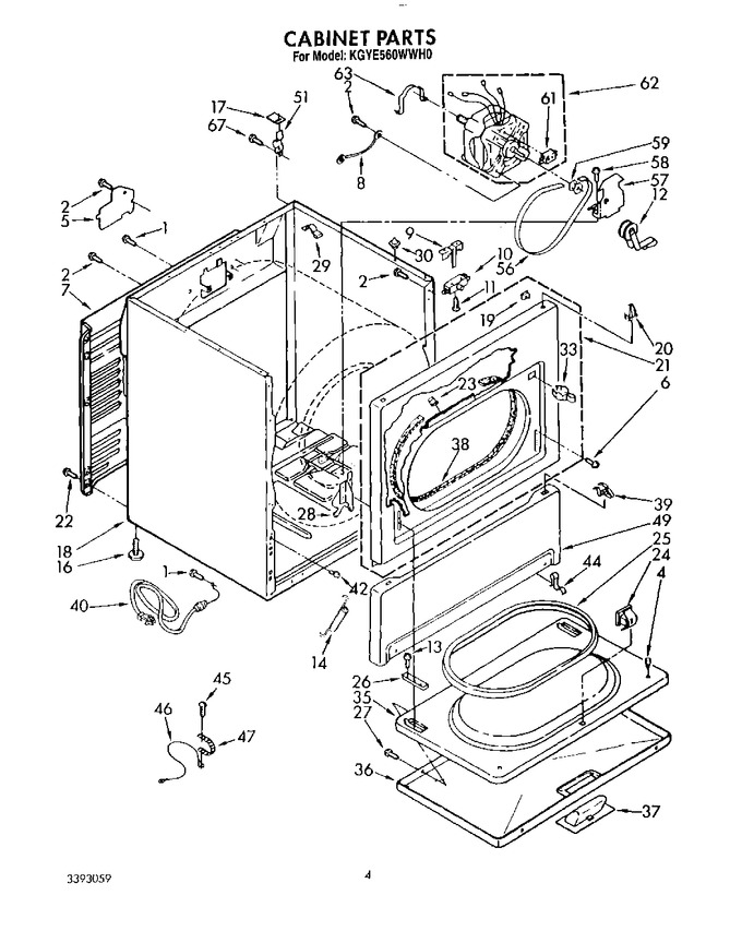 Diagram for KGYE560WTO0