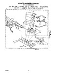 Diagram for 05 - 694670 Burner Assembly