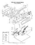 Diagram for 02 - Top And Console , Literature And Optional